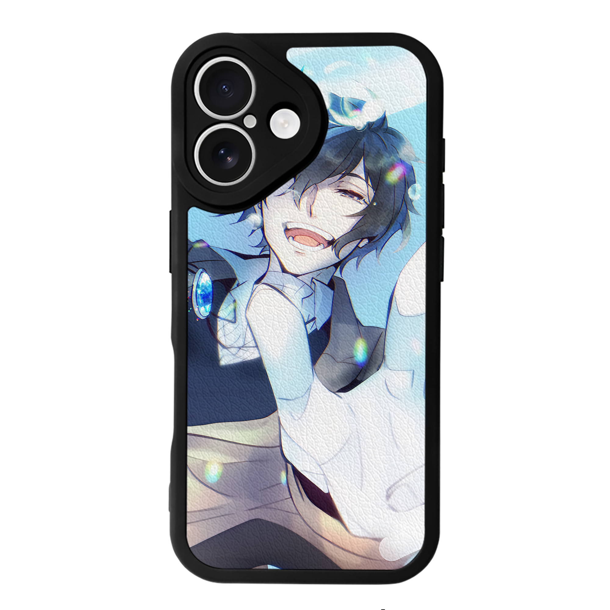 （画像用） 文豪ストレイドッグス Bungo Stray Dogs 【iPhone 16シリーズ対応】シリコンスマホケース（レザー調） 材質：シリコン